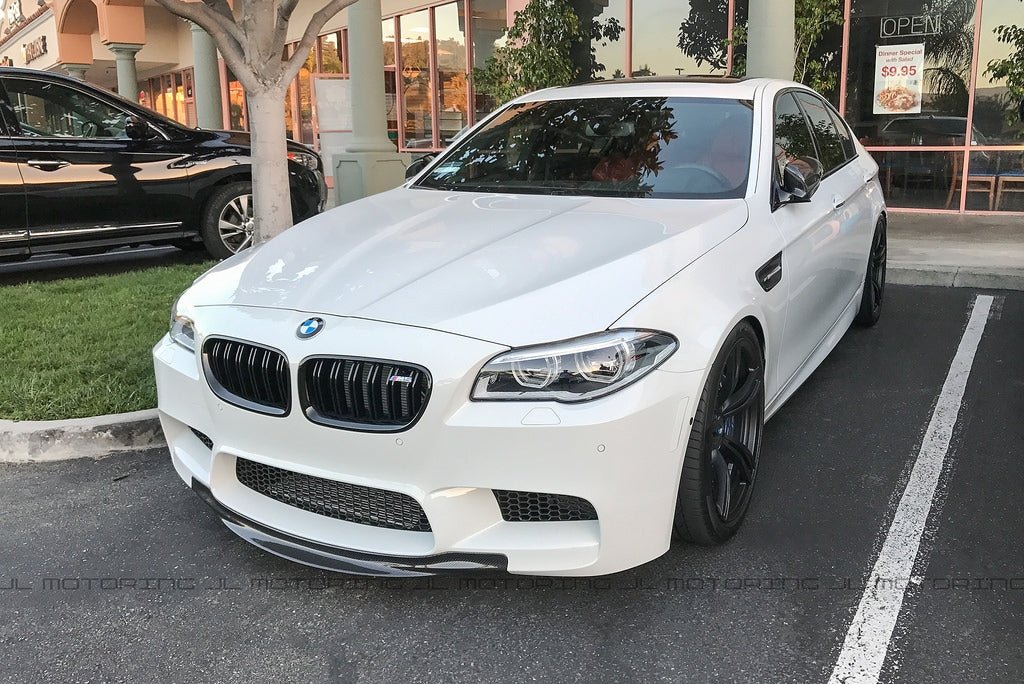 BMW F10 M5 V3 Carbon Fiber Front Splitter - JL Motoring