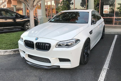 BMW F10 M5 V3 Carbon Fiber Front Splitter - JL Motoring