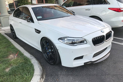 BMW F10 M5 V3 Carbon Fiber Front Splitter - JL Motoring