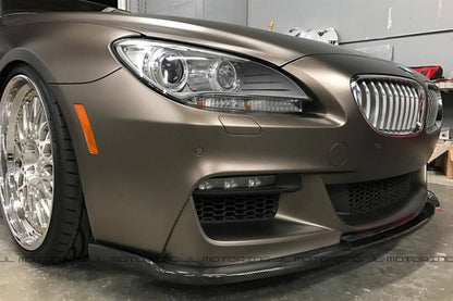 BMW F12 F13 F06 6 Series M Sport Carbon Fiber Front Spoiler - JL Motoring