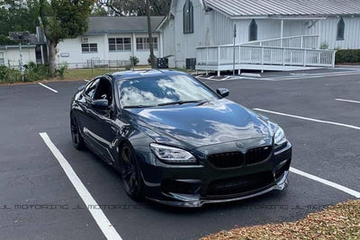 BMW F12 F13 F06 M6 Carbon Fiber Front Spoiler - JL Motoring