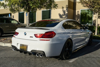 BMW F12 F13 F06 M6 V2 Style Carbon Fiber Trunk Spoiler - JL Motoring