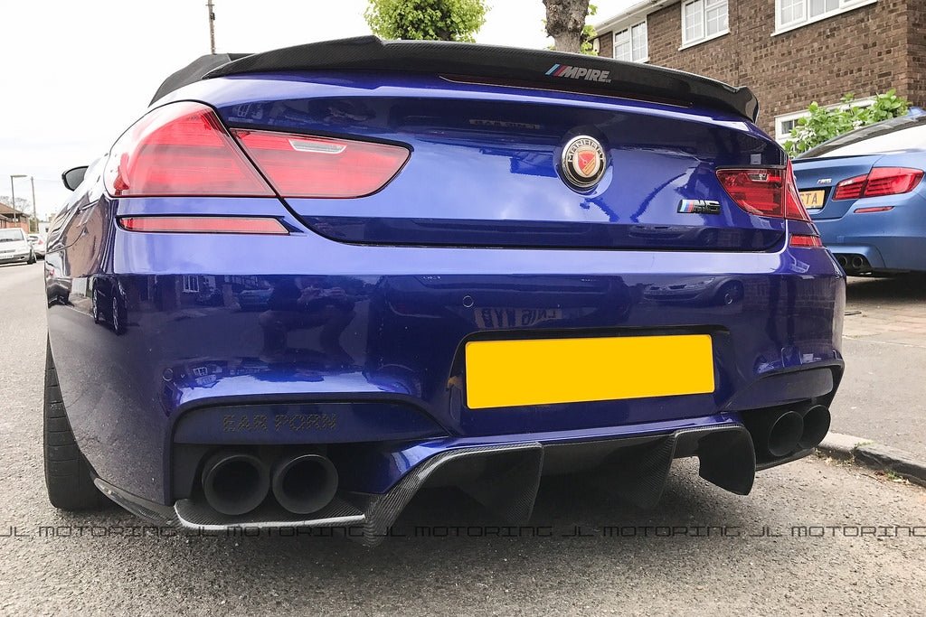 BMW F12 F13 F06 M6 V2 Style Carbon Fiber Trunk Spoiler - JL Motoring