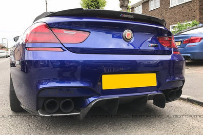 BMW F12 F13 F06 M6 V2 Style Carbon Fiber Trunk Spoiler - JL Motoring