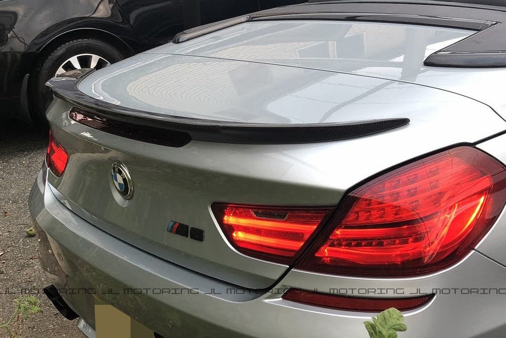 BMW F12 F13 F06 M6 V2 Style Carbon Fiber Trunk Spoiler - JL Motoring