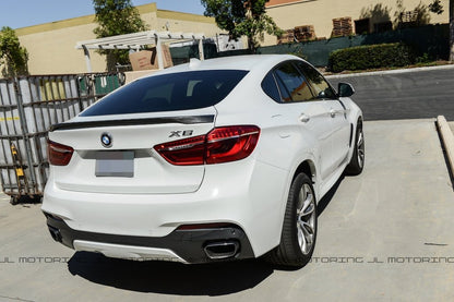 BMW F16 X6 F86 X6M Performance Style Carbon Fiber Trunk Spoiler - JL Motoring