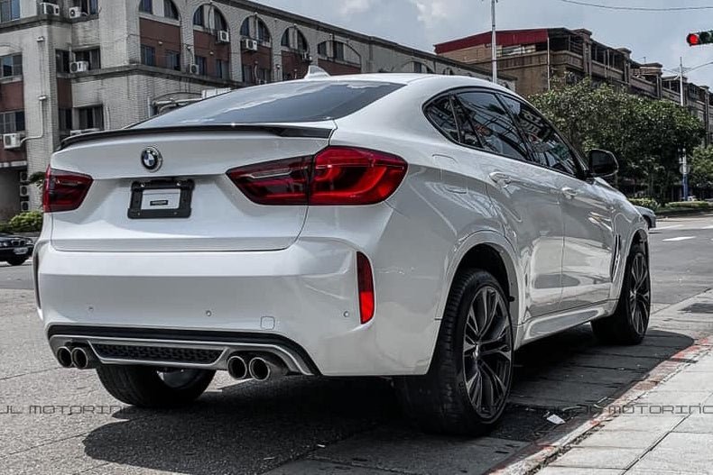 BMW F16 X6 F86 X6M Performance Style Carbon Fiber Trunk Spoiler - JL Motoring