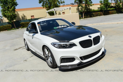 BMW F22 2 Series M Sport Carbon Fiber Front Lip - JL Motoring