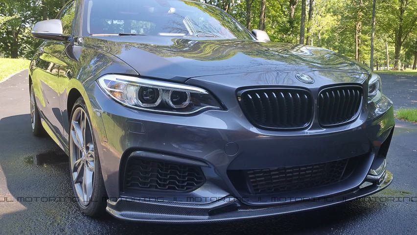 BMW F22 2 Series M Sport Carbon Fiber Front Lip - JL Motoring