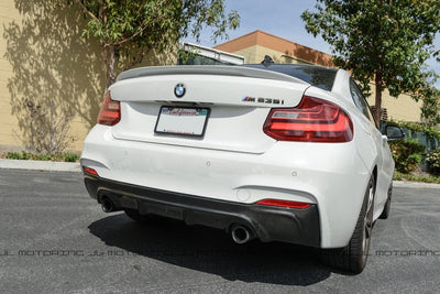 BMW F22 2 Series M Sport M235 Carbon Fiber Rear Diffuser - JL Motoring