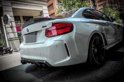 BMW F22 228 230 M235 M240 F87 M2 M2C GTX Carbon Fiber Trunk Spoiler - JL Motoring