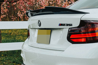 BMW F22 228 230 M235 M240 F87 M2 M2C GTX Carbon Fiber Trunk Spoiler - JL Motoring