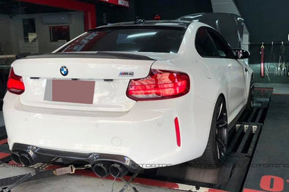 BMW F22 F87 M2 CS Carbon Fiber Trunk Spoiler - JL Motoring