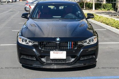 BMW F30 3 Series M Sport Carbon Fiber Front Lip - JL Motoring