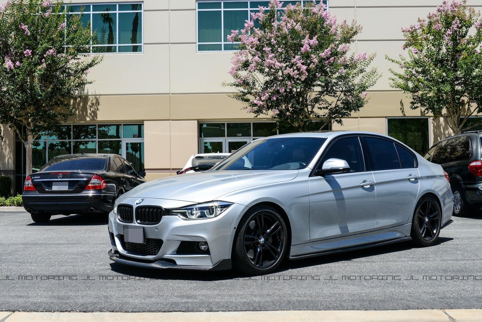 BMW F30 3 Series M Sport Carbon Fiber Front Lip - JL Motoring