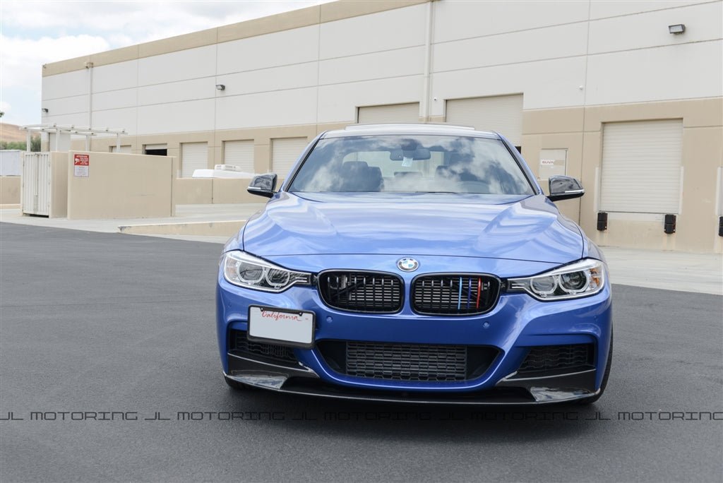 BMW F30 3 Series M Sport Carbon Fiber Front Lip - JL Motoring