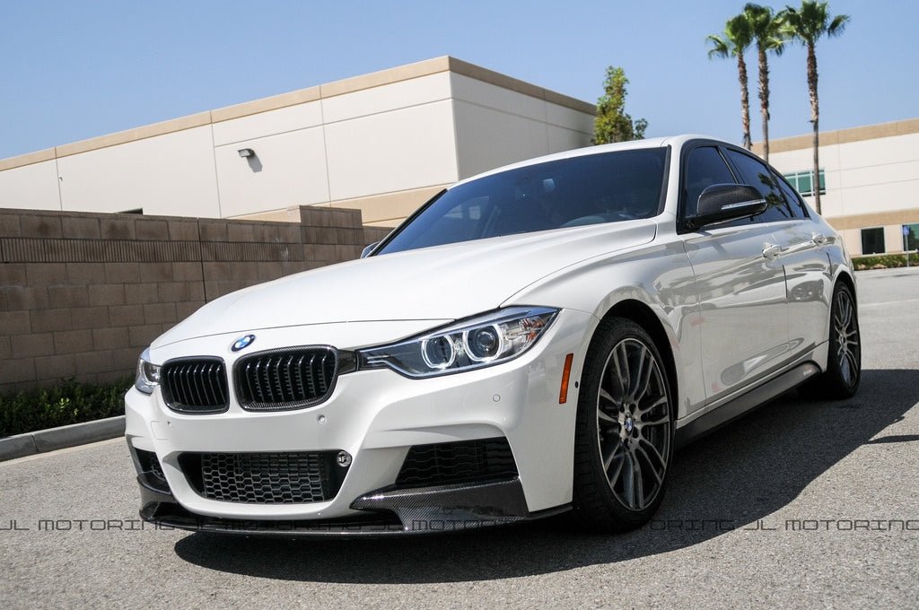BMW F30 3 Series M Sport Carbon Fiber Front Lip - JL Motoring