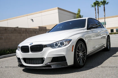 BMW F30 3 Series M Sport Carbon Fiber Front Lip - JL Motoring