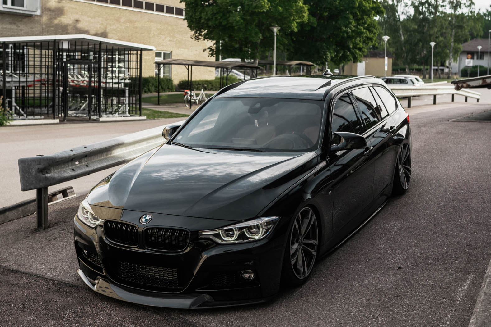 BMW F30 3 Series M Sport GTS Carbon Fiber Front Lip - JL Motoring