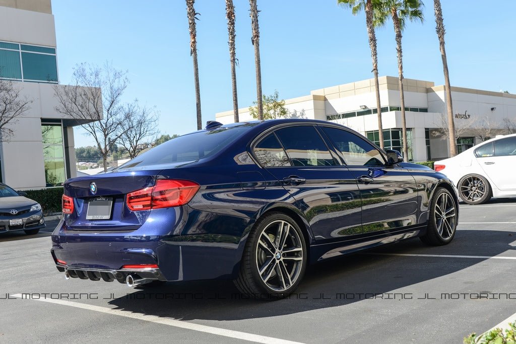 BMW F30 3 Series M Sport Performance Carbon Fiber Rear Diffuser - JL Motoring