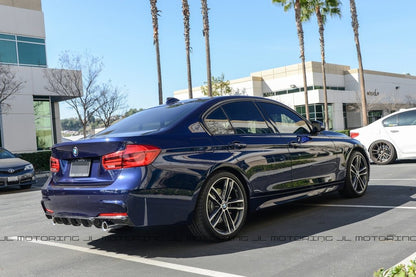 BMW F30 3 Series M Sport Performance Carbon Fiber Rear Diffuser - JL Motoring