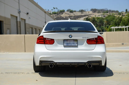 BMW F30 3 Series M Sport Performance Carbon Fiber Rear Diffuser - JL Motoring