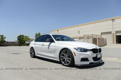 BMW F30 3 Series M Sport V2 Carbon Fiber Front Lip - JL Motoring