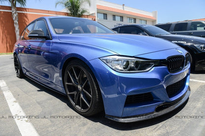 BMW F30 3 Series M Sport V2 Carbon Fiber Front Lip - JL Motoring