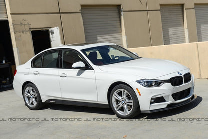 BMW F30 3 Series M Sport V2 Carbon Fiber Front Lip - JL Motoring