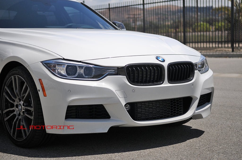 BMW F30 F31 3 Series Carbon Fiber Front Grilles - JL Motoring