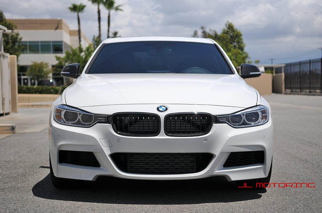 BMW F30 F31 3 Series Carbon Fiber Front Grilles - JL Motoring