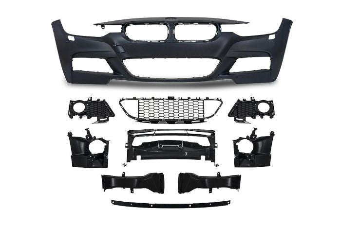  3シリーズバンパー F30.F31 Mスポーツ BMW F30 3 Series M Sport Front Bumper 2012–2018, F30/F31 | JL Motoring