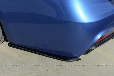 BMW F30 F31 Carbon Fiber Rear Bumper Side Skirts - JL Motoring