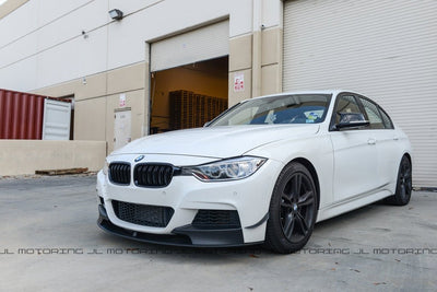 BMW F30 F31 F32 F33 F36 Carbon Fiber Front Canards - JL Motoring