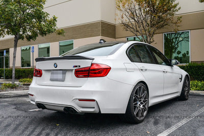BMW F30 F80 M3 EVO Carbon Fiber Trunk Spoiler - JL Motoring
