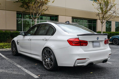 BMW F30 F80 M3 EVO Carbon Fiber Trunk Spoiler - JL Motoring