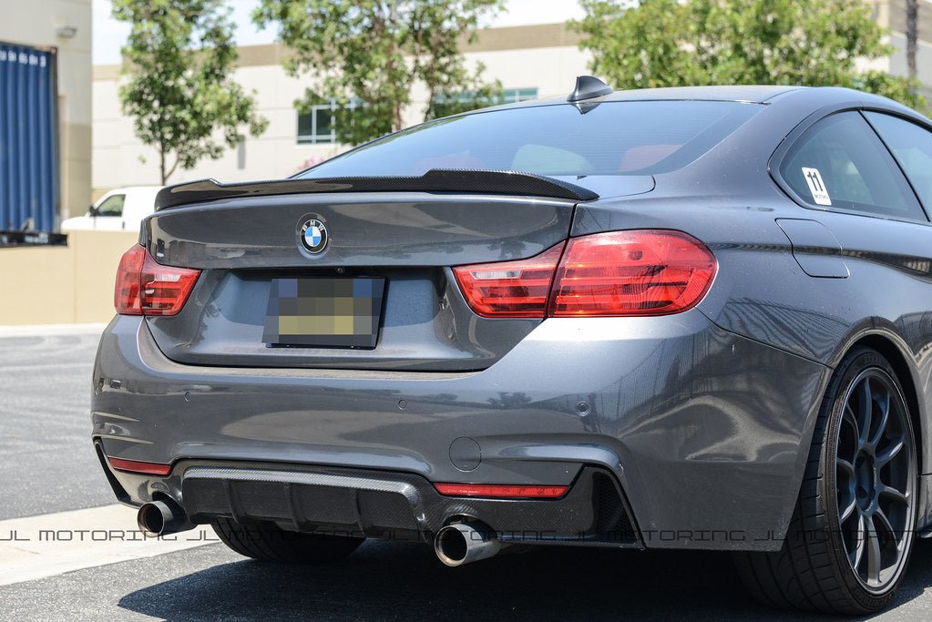 BMW F32 4 Series CS Carbon Fiber Trunk Spoiler - JL Motoring