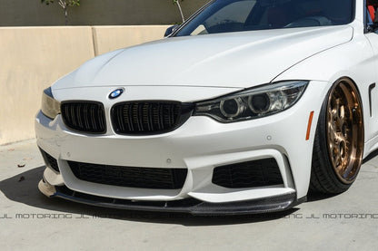 BMW F32 4 Series M Sport DTM Carbon Fiber Front Lip - JL Motoring