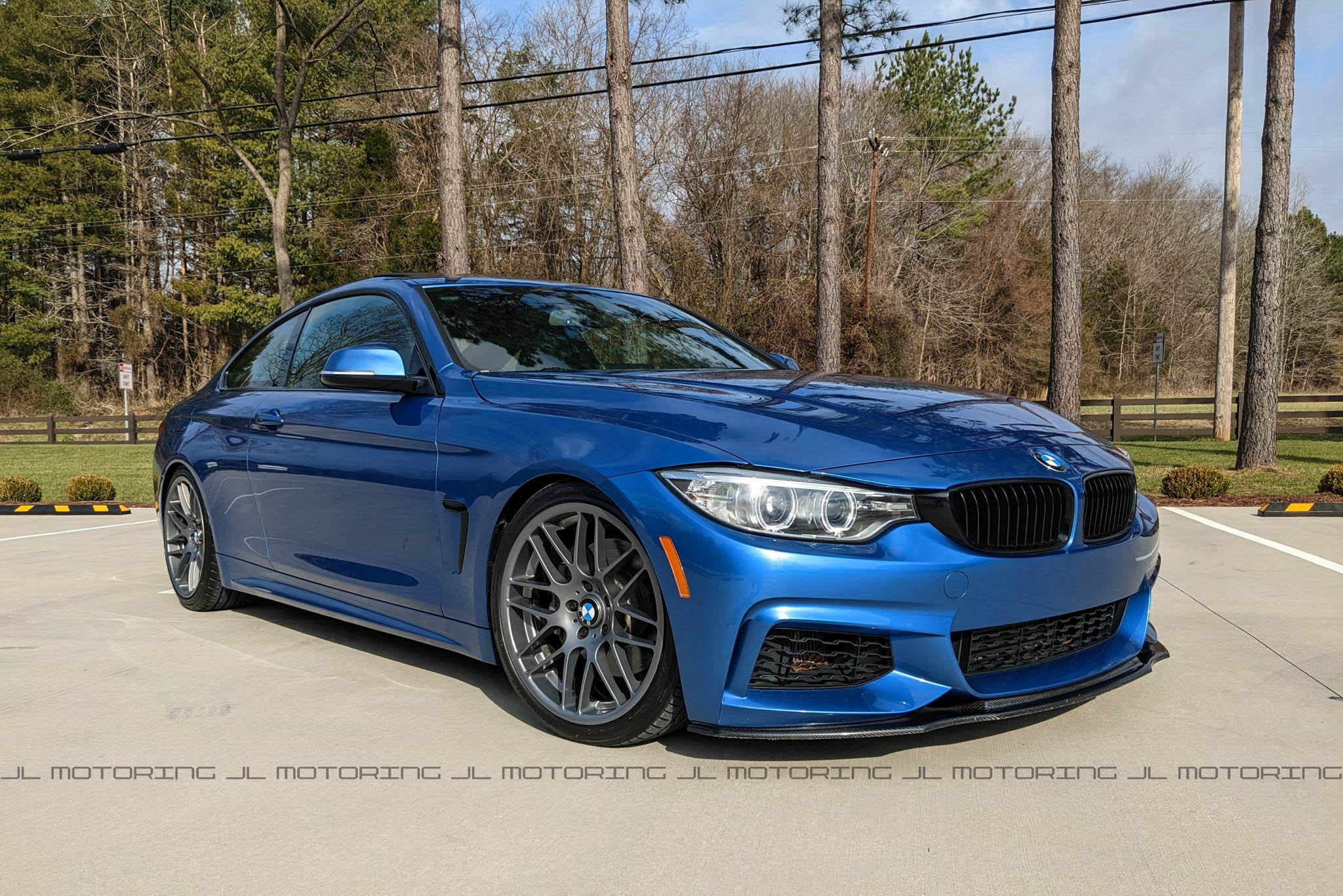 BMW F32 4 Series M Sport GT Carbon Fiber Front Lip - JL Motoring