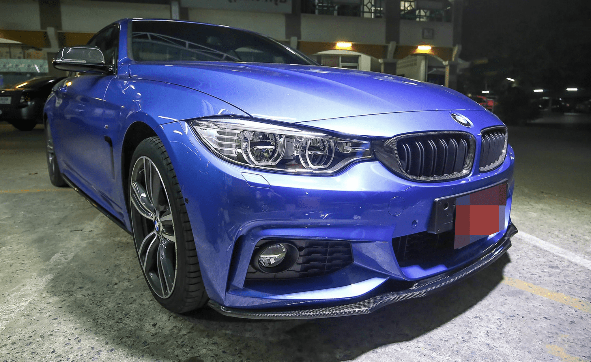 BMW F32 4 Series M Sport GT Carbon Fiber Front Lip - JL Motoring