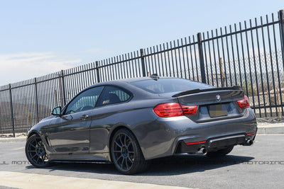 BMW F32 4 Series M Sport Performance Carbon Fiber Rear Diffuser - JL Motoring