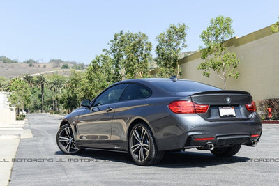 BMW F32 4 Series M Sport Performance Carbon Fiber Rear Diffuser - JL Motoring