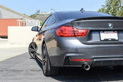 BMW F32 4 Series M Sport Performance Carbon Fiber Rear Diffuser - JL Motoring