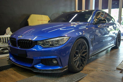 BMW F32 4 Series M Sport V2 Carbon Fiber Front Lip - JL Motoring