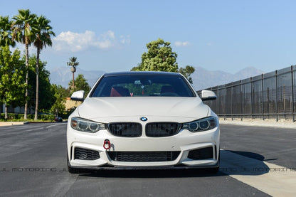 BMW F32 4 Series M Sport V3 Carbon Fiber Front Lip - JL Motoring