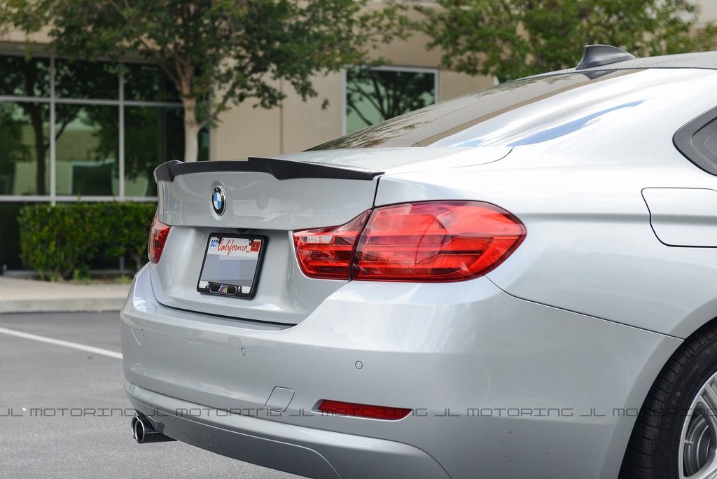 BMW F32 4 Series M Style Carbon Fiber Trunk Spoiler - JL Motoring