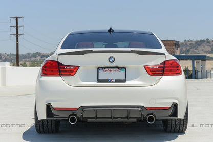 BMW F32 4 Series M Style Carbon Fiber Trunk Spoiler - JL Motoring