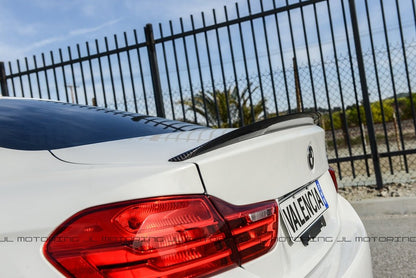 BMW F32 4 Series Performance Style Carbon Fiber Trunk Spoiler - JL Motoring