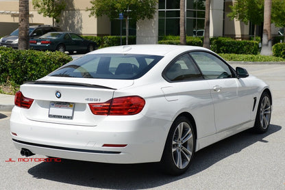 BMW F32 4 Series Performance Style Carbon Fiber Trunk Spoiler - JL Motoring