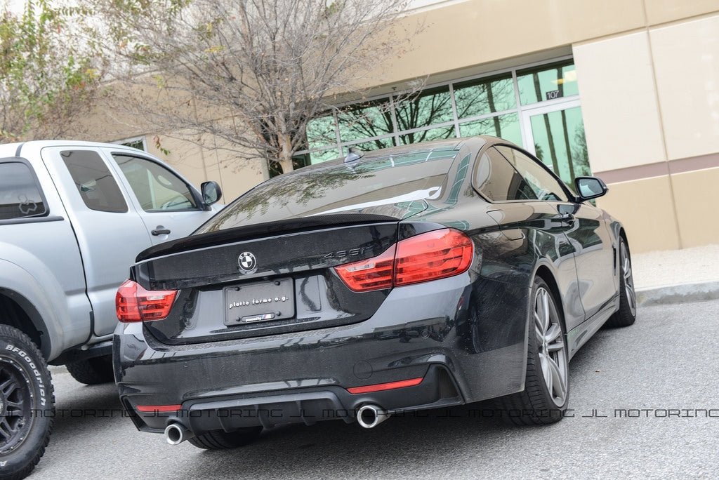 BMW F32 4 Series Performance Style Carbon Fiber Trunk Spoiler - JL Motoring